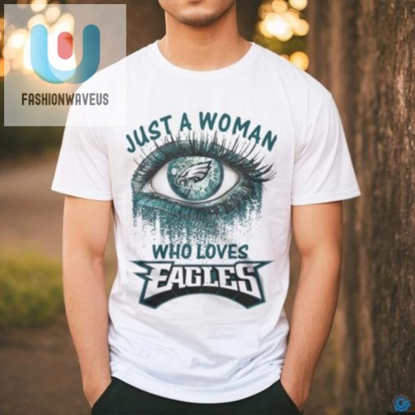 Chicagolicious Bears Shirt Just A Woman Who Loves Eagles fashionwaveus 1