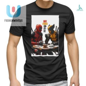 Comical Deadpool Wolverine 2024 Coffee Long Sleeve Tee fashionwaveus 1 2