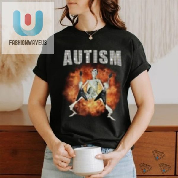 Unique Autism Skeleton Meme Tee Funny Oneofakind Design fashionwaveus 1 1