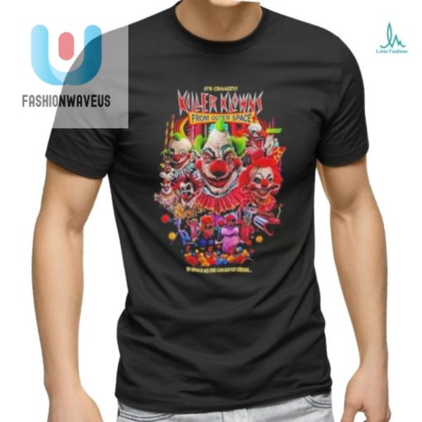 Official Killer Klowns Shirt Ice Cream Laughs Guaranteed fashionwaveus 1 2