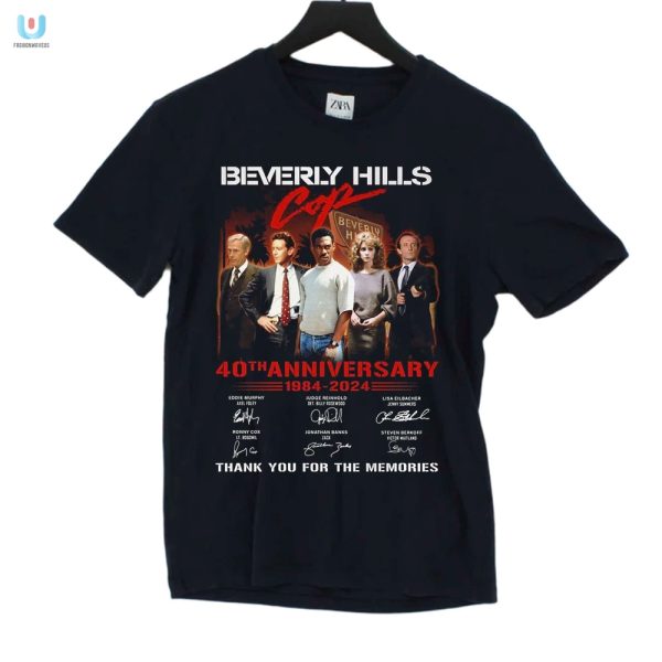 Funny Beverly Hills Cop 40Th Anniversary Tshirt 19842024 fashionwaveus 1