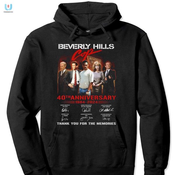 Funny Beverly Hills Cop 40Th Anniversary Tshirt 19842024 fashionwaveus 1 2