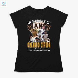 Farewell Orlando Cepeda Tee Wearable Tribute With A Smile fashionwaveus 1 1