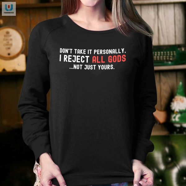 Humorous Reject All Gods Shirt Stand Out With Unique Wit fashionwaveus 1 3