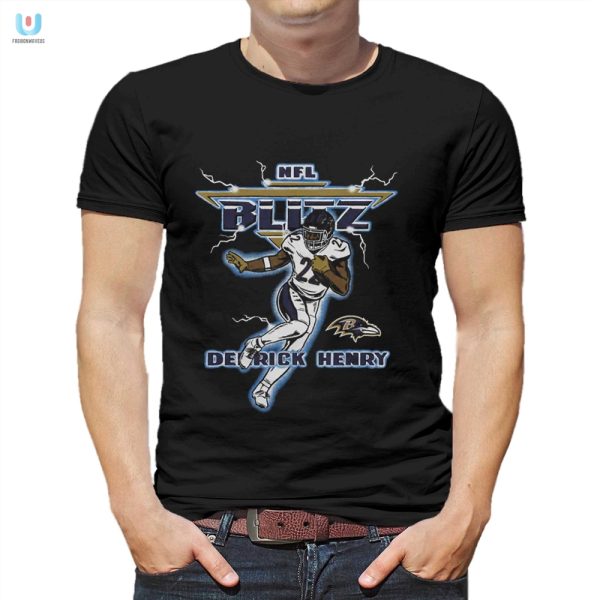 Get Blitzed With Ravens Derrick Henry Shirt Hilariously Unique fashionwaveus 1