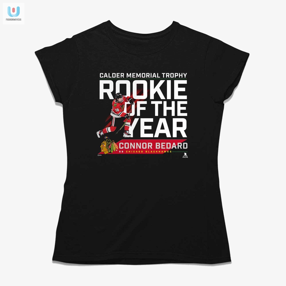 Get Bedard Shark Tshirt  Calder Trophy 2024 Edition