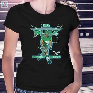 Score Big Laughs Nfl Blitz Eagles Saquon Barkley Tee fashionwaveus 1 1