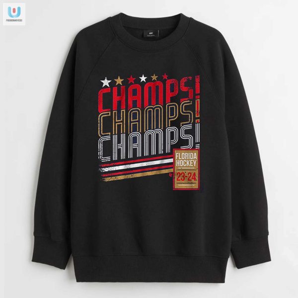 Triple Champs Florida Hockey Shirt Funny Unique fashionwaveus 1 3