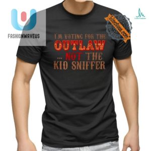 Funny Trump Outlaw Vs Kid Sniffer Voting Tshirt fashionwaveus 1 3