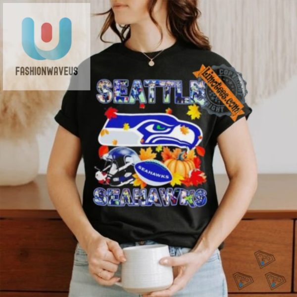 Get A Kick Outta Fall With Our Funny Seahawks Shirt fashionwaveus 1