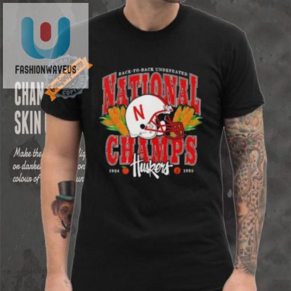 Unbeaten Champs 9495 Huskers Tee Wear History fashionwaveus 1