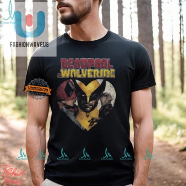 Quirky Deadpoolwolverine Kiss Shirt Comic Lovers Favorite fashionwaveus 1