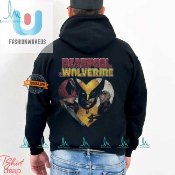 Quirky Deadpoolwolverine Kiss Shirt Comic Lovers Favorite fashionwaveus 1 2