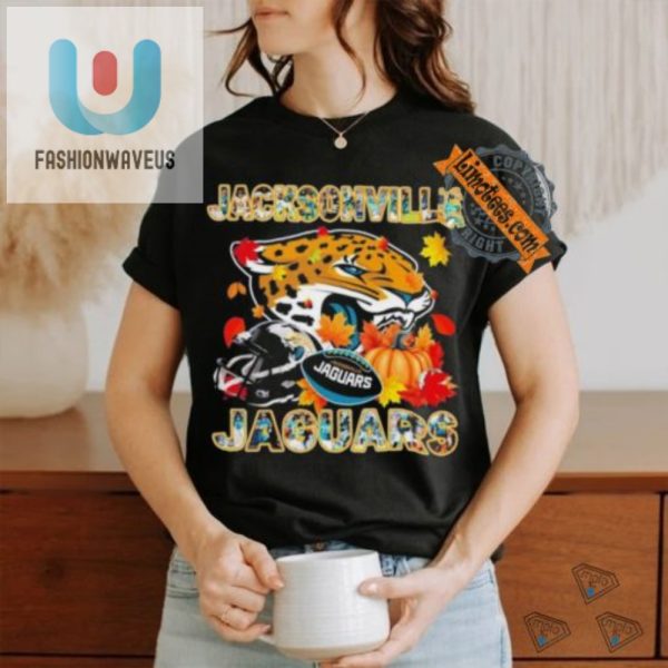 Get Sacked In Style Funny Jaguars Autumn Tee fashionwaveus 1