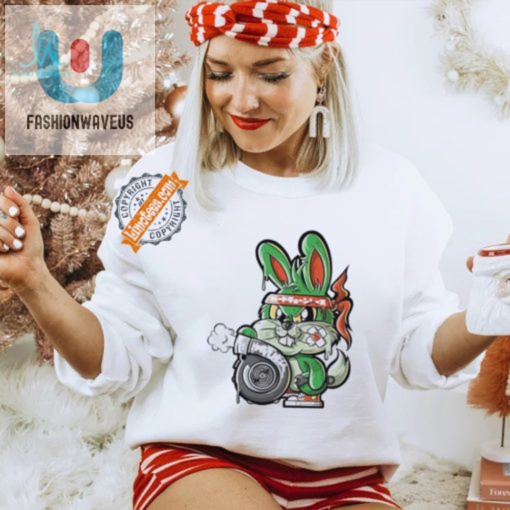 Turbo Bunny Street Style Tee  Hop Into Hilarity