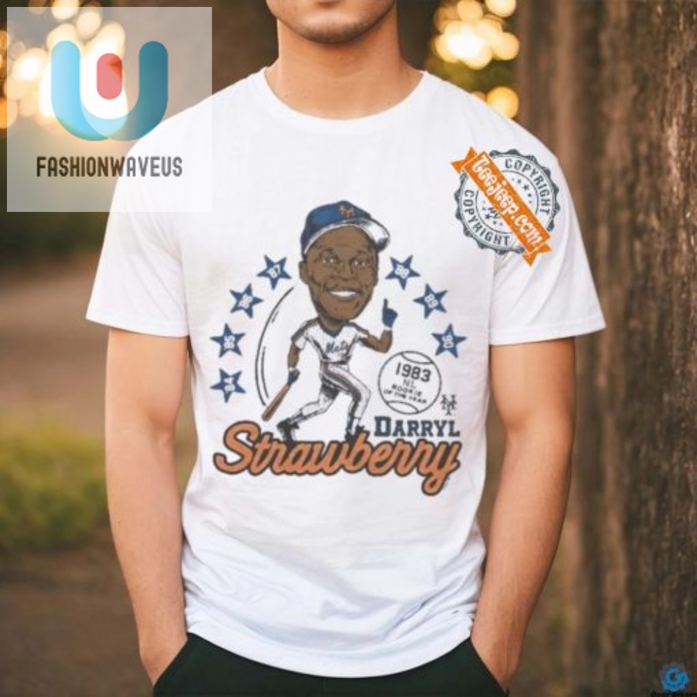 Unique  Hilarious Darryl Strawberry Mets Caricature Shirt