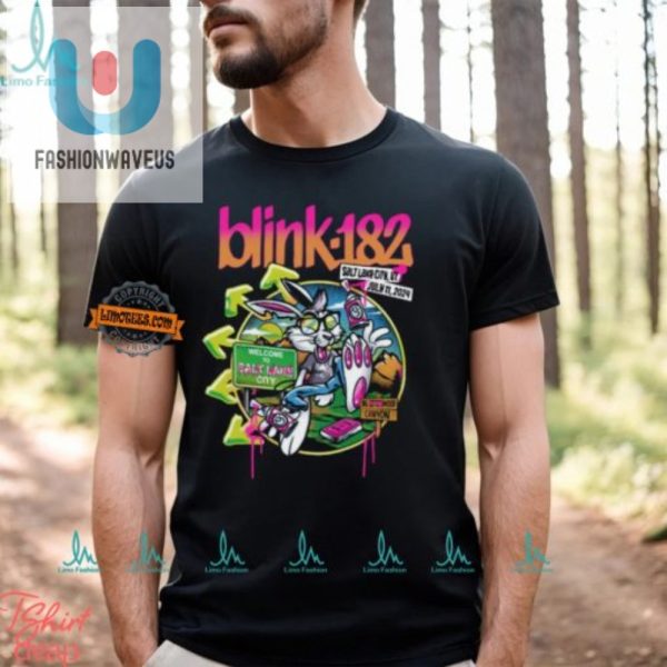 Rock Out With Blink 182 Slc Tour Shirt July 11 2024 fashionwaveus 1