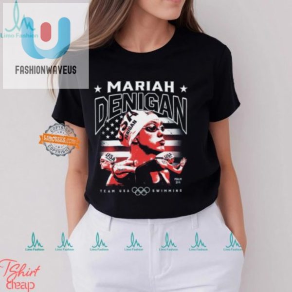 Make Waves With Mariah Team Usa Swimming Shirt fashionwaveus 1 2