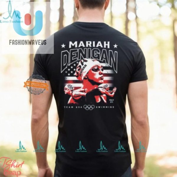 Make Waves With Mariah Team Usa Swimming Shirt fashionwaveus 1 3