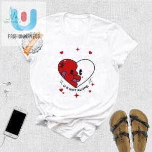 Groovy Heart Tee U R Not Alone But Laughing fashionwaveus 1 2