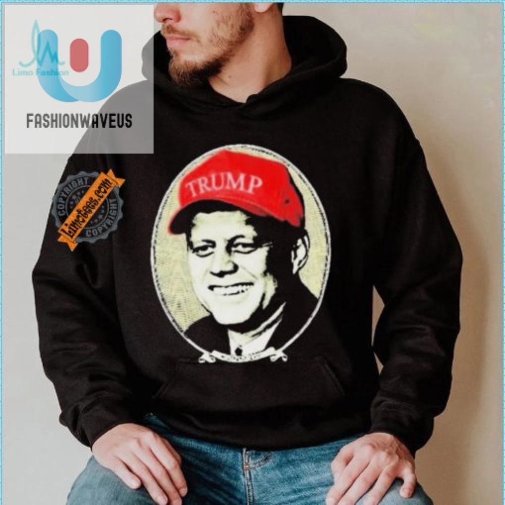 Get Laughs With Unique Jfk Trump Hat Shirt  Fun  Trendy Design