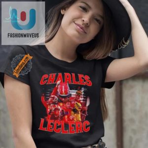 Rev Up With Charles Leclerc F1 Fun Graphic Tee fashionwaveus 1 2