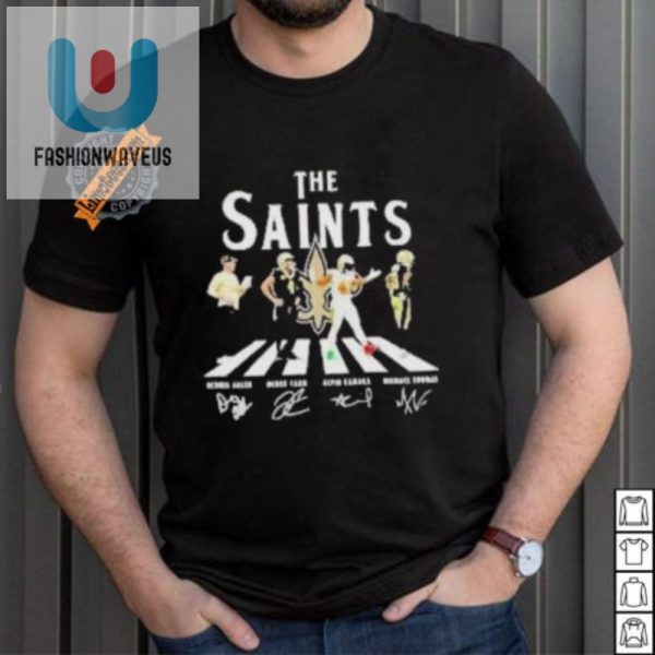 Saints Abbey Road Shirt Hilarious Signatures Edition fashionwaveus 1 4