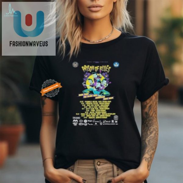 Get Locked Up In Style Prison Of Blues 2024 Shirt fashionwaveus 1