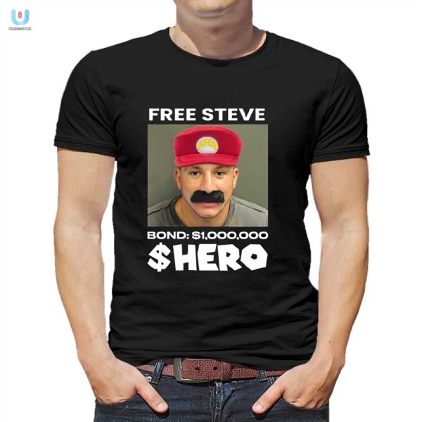 Free Steve Mugshot Shirt Hilarious Unique Tee fashionwaveus 1