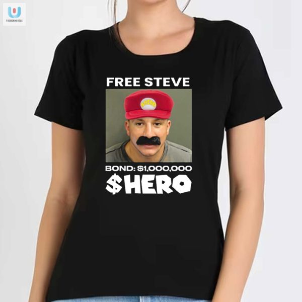 Free Steve Mugshot Shirt Hilarious Unique Tee fashionwaveus 1 1