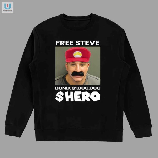 Free Steve Mugshot Shirt Hilarious Unique Tee fashionwaveus 1 3