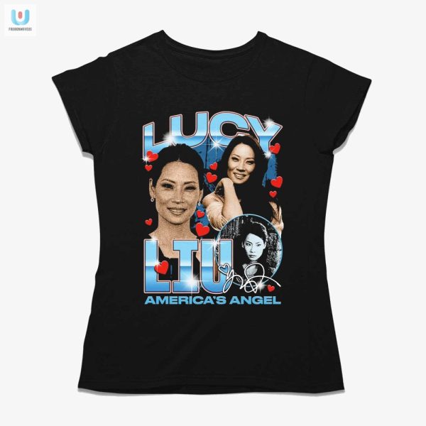 Get Your Laughs With Lucy Liu Americas Angel Tee fashionwaveus 1 1