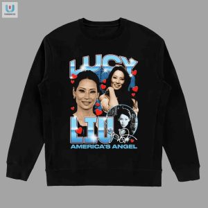 Get Your Laughs With Lucy Liu Americas Angel Tee fashionwaveus 1 3