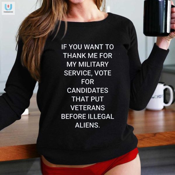 Funny Military Service Shirt Unique Way To Say Thanks fashionwaveus 1 1