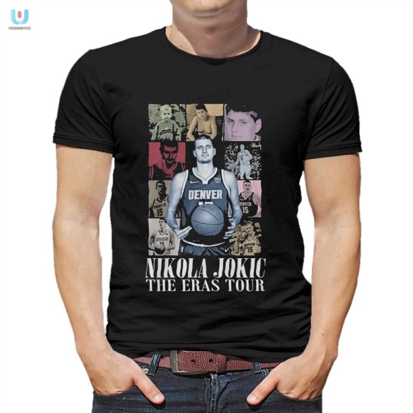 Nikola Jokics Epic Eras Tour Tee Hoops Laughs fashionwaveus 1