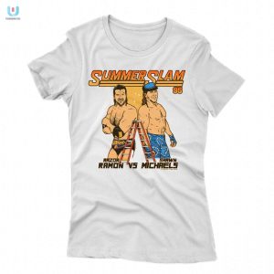 Hilariously Vintage Summerslam 95 Ramon Vs Michaels Tee fashionwaveus 1 1