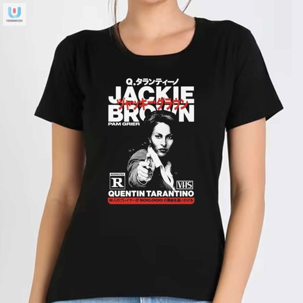 Groovy Jackie Brown Tee Pam Grier Coolness By Tarantino fashionwaveus 1 1