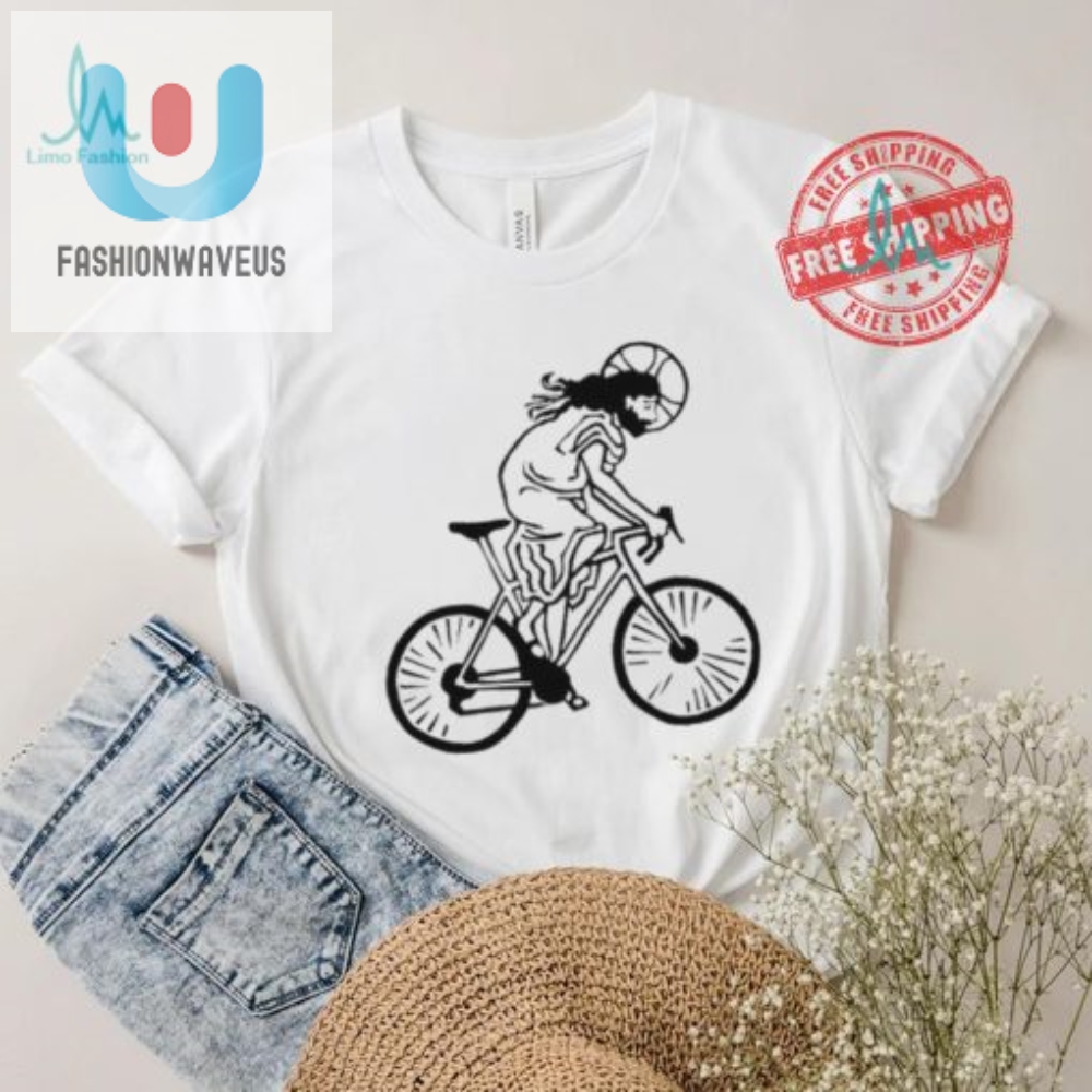 Unique  Hilarious Christ On A Bike Art Shirt  Stand Out