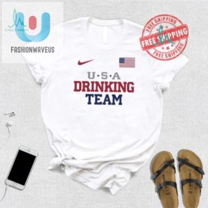 Funny Usa Drinking Team Nike Shirt Paris Olympics 2024 fashionwaveus 1 2