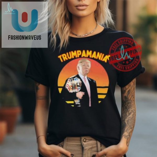 Get Slammed In Style Wwe Trumpamania Tee Vintage Hilarious fashionwaveus 1