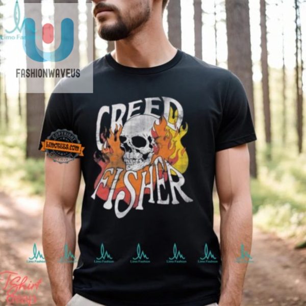 Rock Hilarious Style With Creed Fisher Skull Flames Shirt fashionwaveus 1 2