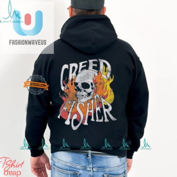 Rock Hilarious Style With Creed Fisher Skull Flames Shirt fashionwaveus 1 3