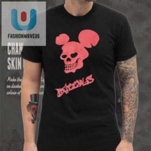 Quirky Skull Mickey Bacchus Logo Tee Fun Unique Design fashionwaveus 1 4