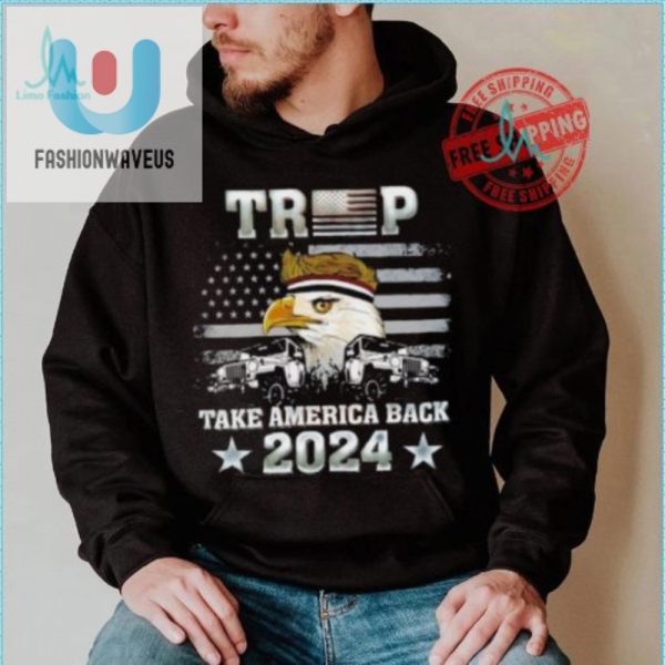 Funny Trump X Eagle 2024 Shirt Take America Back fashionwaveus 1