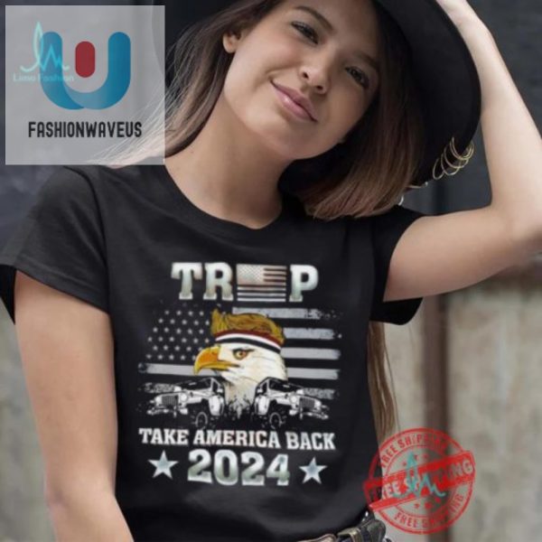 Funny Trump X Eagle 2024 Shirt Take America Back fashionwaveus 1 1