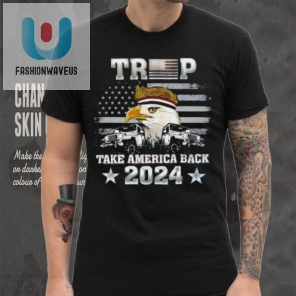 Funny Trump X Eagle 2024 Shirt Take America Back fashionwaveus 1 4