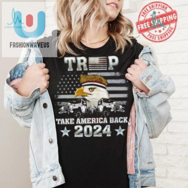 Funny Trump X Eagle 2024 Shirt Take America Back fashionwaveus 1 5