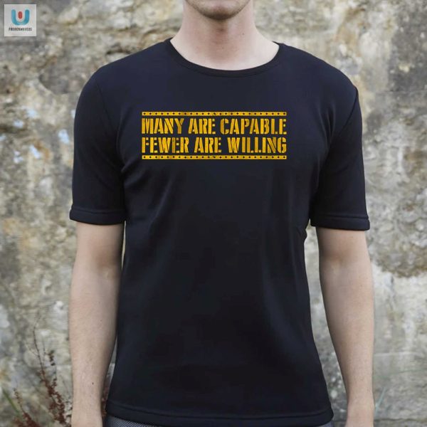 Funny Pittsburgh Football Shirt Many Are Capable Design fashionwaveus 1