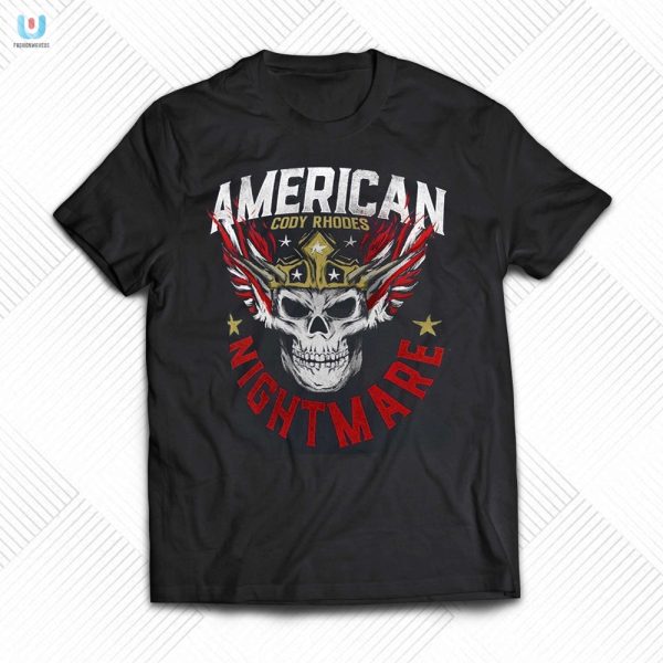 Get Patriotic Peculiar Codys Crowned Skull Tee fashionwaveus 1