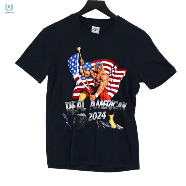 Unleash Hulk Hogan 2024 Shirt Real American Humor fashionwaveus 1